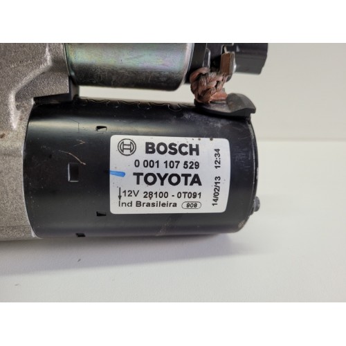 Motor De Partida Toyota Corolla 2.0 16v 2013 - Original