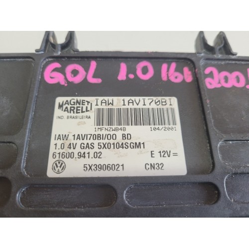 Módulo Injeção Eletrônica Vw Gol G3 1.0 16v 2001 Gasolina 