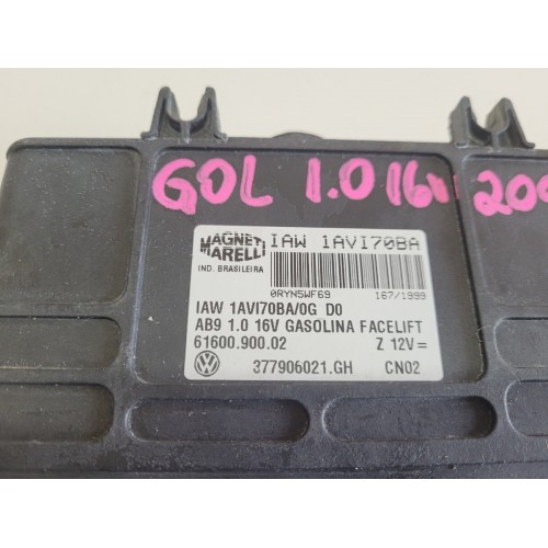 Módulo Injeção Eletrônica Vw Gol G3 1.0 16v 2002 377906021gh