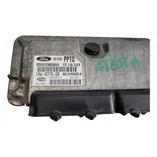 Módulo De Injeção Ford Fiesta 1.6 Flex Zetec 2010 2011 2012